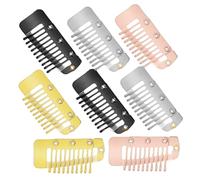 BELLIFFY 8pcs Clips À Postiche Métalliques Épingles Fixation Cheveux Postiche Accessoires Chapeaux Extensions