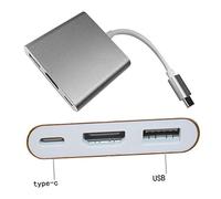 BELLIFFY Adaptateur USB C vers 4k Convertisseur USB 30 pour Pixel Gris Aucun Pilote Requis