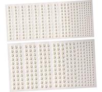 BELLIFFY Autocollants De Maquillage Élégants En Placage Bijoux Pour Cheveux Visage Corps Autocollants Adhésifs Accessoires De Maquillage De Festival Pour Femmes
