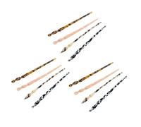 BELLIFFY Baguette Cheveux Acétate 12pcs Sticks Femmes Chignon Maker Accessoires Daily Wear