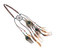 BELLIFFY Bandeau Bohémien Plumes Pour Femmes Et Filles Accessoire De Cheveux Élégant Avec Attrape-rêves Pour Festivals Et Événements Spéciaux