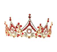 BELLIFFY Bandeau de couronne baroque chic strass couronnes de fleurs de mariée diadèmes tête diadème bandeau de mariée