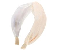 BELLIFFY Bandeau Ornement de coiffure couvre-chef pour femme été bandana noué bande de cheveux pour les filles hair band hair charms coiffure femme joli ornement de cheveux chiffon blanche