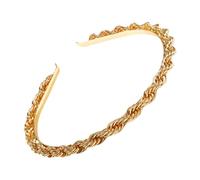BELLIFFY Bandeau Pour Femme En Métal Accessoire Pour Cheveux Tressés Idéal Pour Un Bal Une Fête Une Église Ou Un Pique-