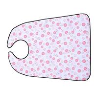 BELLIFFY Bavoir Imperméable pour Adultes Grand Format, Lavable et Réutilisable, Matière Douce Confortable, Sangle de Cou Réglable, Protection Repas pour Personnes Âgées et Handicapées,
