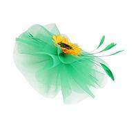 BELLIFFY Bibi Tournesol Bandeau En Maille Et Fil Accessoire Fleuri Pour Femme Bandeau Chapeau Pour Fête
