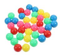 BELLIFFY Billes Creuses en Plastique Coloré 20 Mm Lot de 100 pour Exercices de Probabilité Mathématique et Circuits à Billes, Jouet Éducatif pour Élèves du Primaire