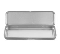 BELLIFFY Boîte à Crayons en Fer-Blanc Rectangulaire 21,5x6x2 Cm, Trousse Métallique Petite pour Garçon et Filles, Étui Stylos en Métal Solide, Rangement Scolaire pour Fournitures, Boîte