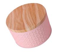 BELLIFFY Boîte à Gâteaux Fer Rose Avec Couvercle Pour Boîte De Rangement Ronde Pour Biscuits Bonbons Et Collations Idéale Pour Pâtisserie Goûters