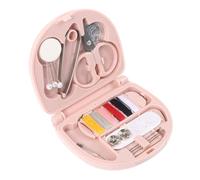 BELLIFFY Boîte Couture Complète Mini Portable Organisateur De Fil Et Aiguilles Résistant Kit Couture Débutant avec Compartiments Multiples pour Voyage Et Usage Quotidien