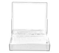 BELLIFFY Boîte de Rangement Plastique Transparente pour Support Étanche Antifuite pour Hôpital et Centre Organisateur Compact