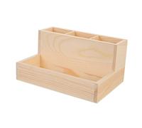 BELLIFFY Boîte De Rangement Pour Pinceaux À Boîte De Rangement Pour Cotons-tiges Organisateur De Rangement Pour Outils De Manucure Boîte En Bois Pour Pièces D' Étui De Rangement Pour Salon De Manucure