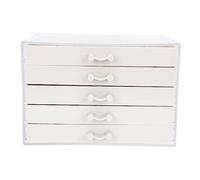 BELLIFFY Boîte De Rangement Transparent Pour Outils De Manucure Organisateur Support à Bijoux Et Accessoires Multi- Pour Écrous Et Paillettes