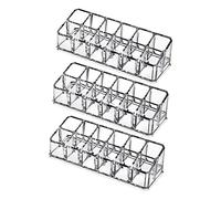 BELLIFFY Boîte De Rangement Transparente Pour Maquillage Rouges À Lèvres Organisation Cosmétique Prêt Pour Petits Objets