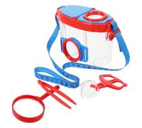 BELLIFFY Boîte Loupe Insecte avec Pince et Loupe Double pour Observation Insectes Kit Attrape-insectes Portable pour Exploration Scientifique Garçon Fille Boîte Visionneuse Transparente