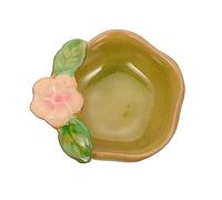 BELLIFFY bol en céramique plat d'huile essentielle Bols à mélanger DIY porte-bol pour le visage plat chauffe outil d'esthéticienne beauté récipient d'huile de station thermale Green