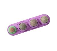 BELLIFFY Boule Rotative d'herbe à Chat Jouet pour Stimule Friandise Interactive Jouet à Balles pour Animaux de Compagnie