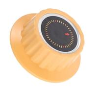 BELLIFFY Bouton de Remplacement Minuterie Mécanique en Plastique Robuste, Bouton Rotatif pour Minuterie Cuisine, Contrôle Précis pour Four et Ventilateur Mural, Accessoire de Rechange