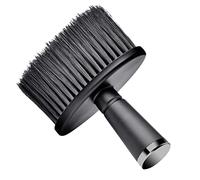 BELLIFFY Brosse à Cou Pour Coiffeur Portable Avec Poignée Balai Époussette Pour Cheveux Et Visage Accessoire Salon Et Usage Personnel Compact Et Confortable Brosse De Coupe De Cheveux Noire