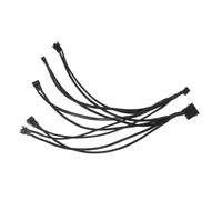 BELLIFFY Câble Extension pour Ventilateur Adaptateur et Répartiteur pour Refroidissement PC Câble Organisé pour Branchement Multiple