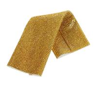 BELLIFFY Cache-micro en Plastique Or à Motif Strass, Compatible Microphones sans Fil Portables, Facile à Utiliser, pour Animateurs et Chanteurs en Concert