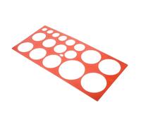BELLIFFY Cercle de Mesure pour Fruits Plastique Outil Portable de Mesure de Anneau de Gradation Précis pour Évaluation des Fruits