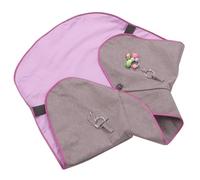 BELLIFFY Châle De Protection D'épaule Anti-griffures en Coton Et Lin Violet, Épaulière Épaissie pour Entraînement De Perroquets, Châle Protecteur pour Soins Quotidiens d'oiseaux Domestiques