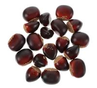 BELLIFFY Châtaignes Artificielles Réalistes Facile à Coordonner 30 Pièces en Polyéthylène Ornement Esthétique pour Décoration de Maison et Fêtes pour Décors de Soirée et Intérieur