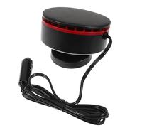 BELLIFFY Chauffage de Voiture Portable 12 V Noir et Rouge Désembueur Rapide de Pare-Brise Ventilateur D’Air Chaud pour Dégivrage et Chauffage D’Appoint en Hiver Accessoire Auto Compact