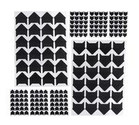 BELLIFFY Coins Photo Autocollants Noirs Vintage 24 Pièces par Feuille pour Scrapbooking et Albums Photo Protège-Coins Adhésifs Anti-Rayures pour Loisirs Créatifs et Organisation Solide