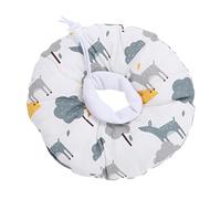 BELLIFFY Collier De Récupération Élisabéthain pour Chat Collier Protecteur Adorable pour Animaux Conçu pour Empêcher Blessures Mutilations XS Motif Animaux Cartoons
