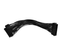 BELLIFFY Cordon d'alimentation 24 Contacts en Cuivre Bleu, Répartiteur d'alimentation pour Alimentation Double et Carte Mère 20 4 Contacts Compatible, Tension Dc3.3v à Dc12v
