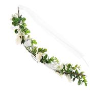 BELLIFFY Couronne De Fleurs Bohemian Avec Vertes Et Ruban Bandeau Floral Élégant Pour Mariage Et Événements Spéciaux