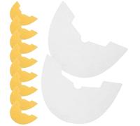 BELLIFFY Coussinet de Talonnette en Caoutchouc Auto-Adhésif 5 Paires Patins de Réparation de Chaussures Antidérapants pour Semelles Sport 38-39 Kit de Réparation Talons pour Baskets et