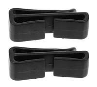 BELLIFFY Crochets de Oreilles pour Masque de Ski Clips Légers et Durables pour Casque Accessoires Ski Pratiques et Faciles à Installer Noir