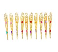 BELLIFFY Décoration Pour Ongles Bout Des Doigts Strass Ongles Anciens Reine Manche Accessoires De Costume