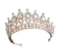 BELLIFFY Diadème Couronne Coiffure Accessoire Mariage Anniversaire Fille Bandeau Décoration Cheveux Soirée