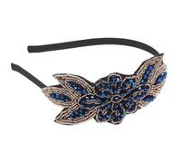 BELLIFFY Diadème De Perles Vintage Bleu Pour Mariage Et Fêtes Accessoire Créatif Pour Coiffure De Mariée Et Performances