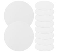 BELLIFFY Disques Déshydratants à Copeaux en Fibres Végétales pour Boîtes à Biscuits et Pots à Chips, Capacité D'absorption Élevée, Contrôle Facile de L'humidité, Lot de 100 Pièces Blancs