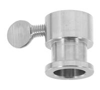 BELLIFFY Douille de Broche de rôtisserie de Gril en Acier Inoxydable, limiteur de Broche et contrepoids, pièce de Rechange pour Barbecue, 1 pièce