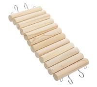BELLIFFY Échelle Bois pour Hamster Barrière Multifonctionnelle pour Petits Animaux Accessoire De Cage Décoratif Et Ludique pour Hamsters Et Chinchillas