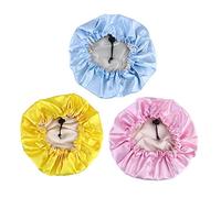 BELLIFFY Ensemble De 3 Bonnets De Nuit Élastiques Pour Garçons Et Filles Bonnets De Nuit En Satin Réglables Doux Et Respirants Pour Enfants De 2 À 7