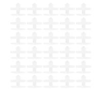 BELLIFFY Ensemble de 40 Rondelles Articulées 20 Mm en Plastique Blanc pour Fabrication de Poupées Articulées, Connecteurs de Joint, Kit DIY pour Poupées Soi-même, Usage Artisanal