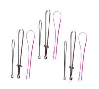 BELLIFFY Ensemble Denfile-cordon 9 En 1 Outils Denfilage En Métal Et En Plastique Pour Ceinture Corde Accessoire De Couture Pour Niveaux