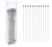 BELLIFFY Épingles de Montage en Acier Inoxydable 00, 100 Pièces, pour Spécimens D'insectes, Fixation Stable et Précision, Outil de Préparation et Préservation Scientifique
