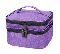 BELLIFFY Étui De Rangement pour à Et Huiles Essentielles De Transport Portatif avec Capacité De Bouteilles Double Matériau Oxford Imperméable