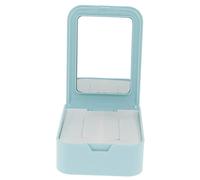 BELLIFFY Étui De Rangement pour Rouge À Lèvres Étui De Voyage Boîte À Rouge avec Miroir Portable pour Femme Présent