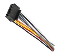 BELLIFFY Faisceau de Câblage Stéréo pour Autoradio Adaptateur de Faisceau Radio Kit de Câblage Automobile Léger et Portable Compatible Systèmes Audio Voiture Installation sans