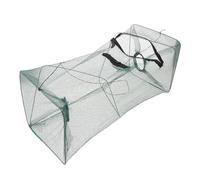 BELLIFFY Filet de Pêche Pliable 45 X 21 CM en Nylon pour Crabes, Écrevisses et Crevettes - Piège Portable pour Rivière et Lac - Cage à Appâts Légère et Compacte