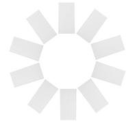 BELLIFFY Film Rétractable pour Sublimation 20oz, 100 Pièces Manchons Thermorétractables en Pet Blanc Lait, Haute Résistance la Chaleur, Compatible Gobelets et Tasses, Emballage